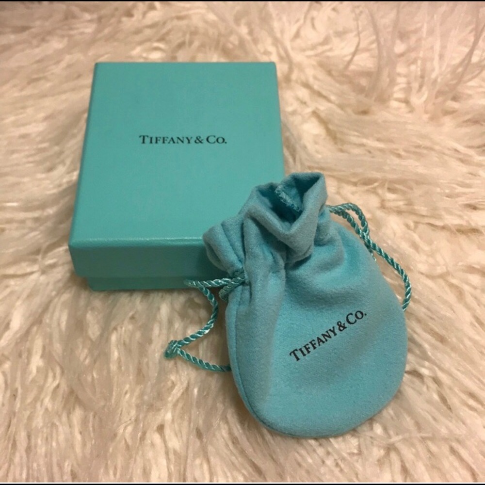 Tiffany & Co. Box, Jewelry Bag, & White Ribbon